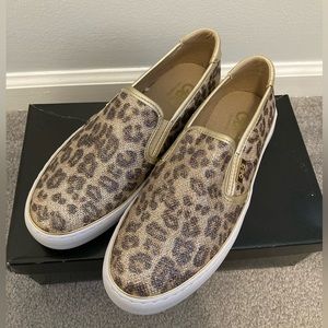 GBG Los Angeles Women's Leopard Print Slip-on Sneakers Size 7.5